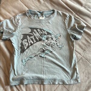 Batman Gray Short Sleeve Tee Graphic Design